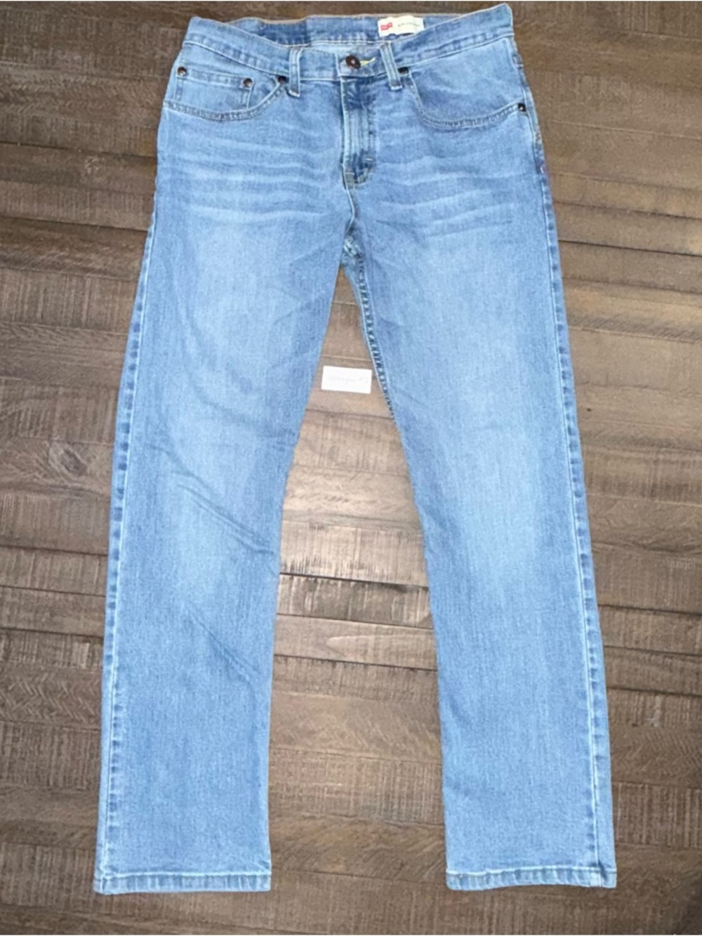 Wrangler Men’s Slim Straight Light Blue Jeans 30x29